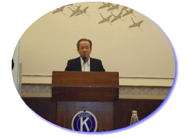 受賞のご挨拶をする安齋理事長
